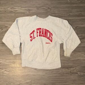 Vintage 80/90s Champion St. Francis Reverse Weave Crewneck Sweatshirt Mens M USA